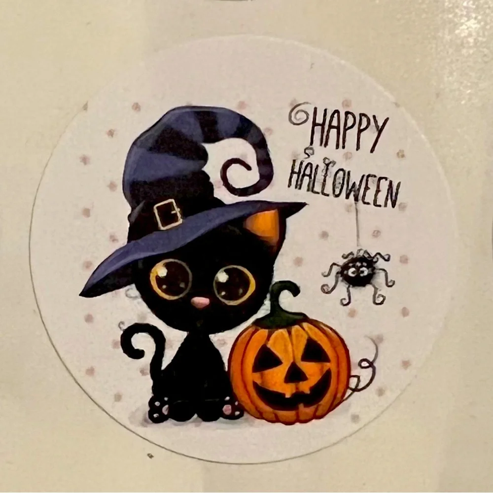 HAPPY HALLOWEEN STICKERS 90 CNT NWT BOUTIQUE